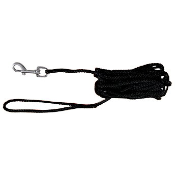 JollyPaw Svart Rund Nylon Spårlina 10 Meter
