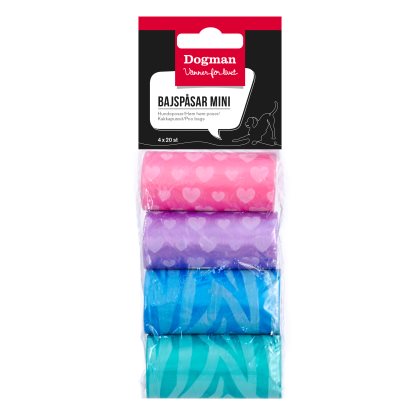 Dogman Bajspåsar Mix 4x20-Pack - 3
