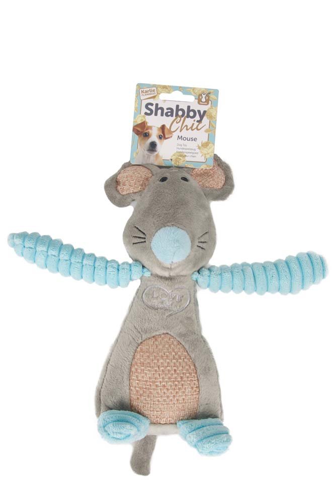 Hundleksak Plysch Shabby Chic Mus 25cm - 2