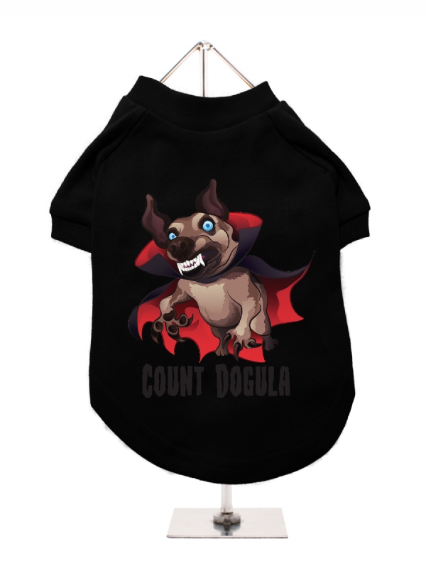 Urban Pup Hundtröja Halloween Count Dogula Svart