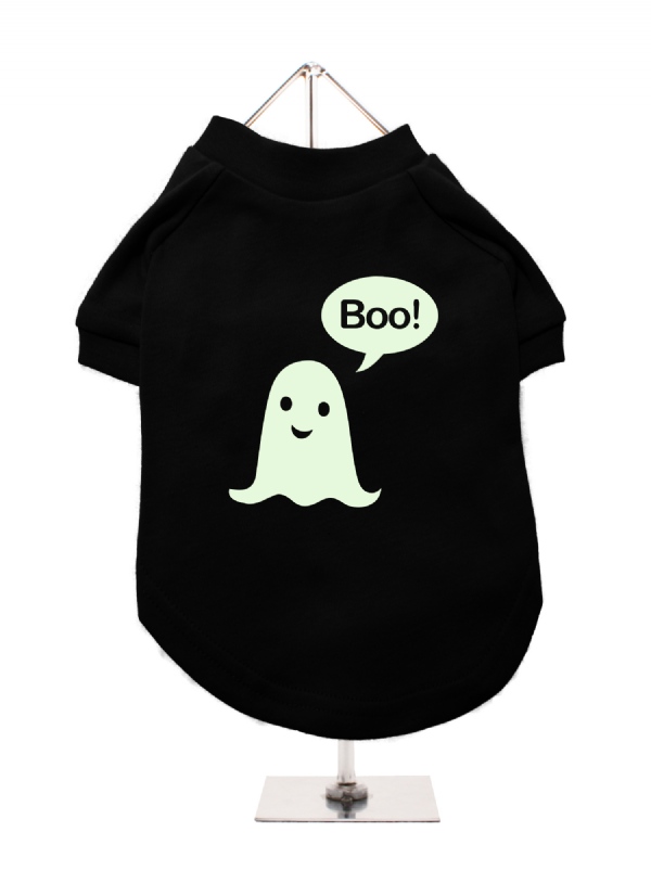 Urban Pup Hundtröja Halloween Ghost Boo! Svart