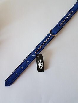 Halsband Crystal Single Mörkblå 27 cm