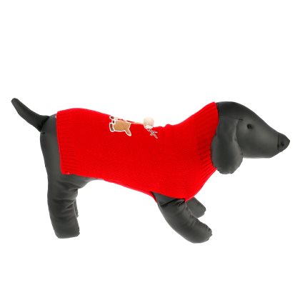 Dogman Stickad Tröja Julmotiv Ren 20cm - 4