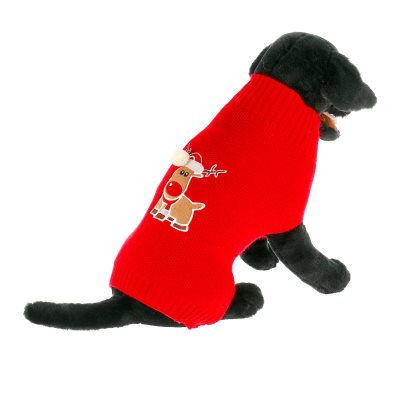 Dogman Stickad Tröja Julmotiv Ren 45cm - 5