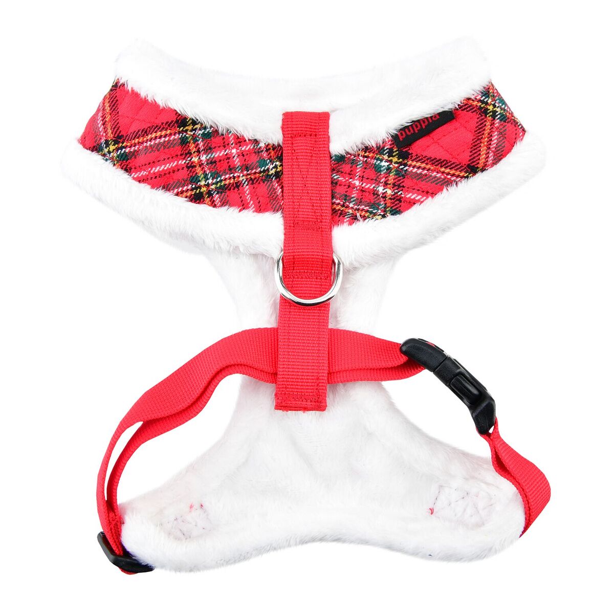 Puppia Blitzen Sele Modell A Rödrutig - 2
