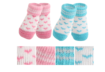 Puppia Angel Heart Hundsockar Small Rosa