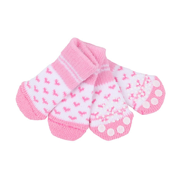 Puppia Angel Heart Hundsockar Small Rosa