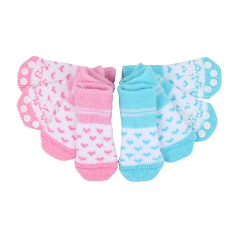Puppia Angel Heart Hundsockar Blå