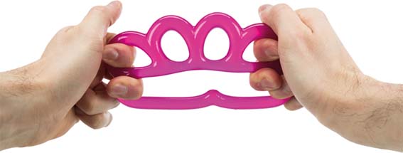 Trixie Bungee TPR Tass 12cm Rosa  - 2