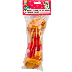 Tuggben Chewy Turkey Basted Festive Bone 250 Gram