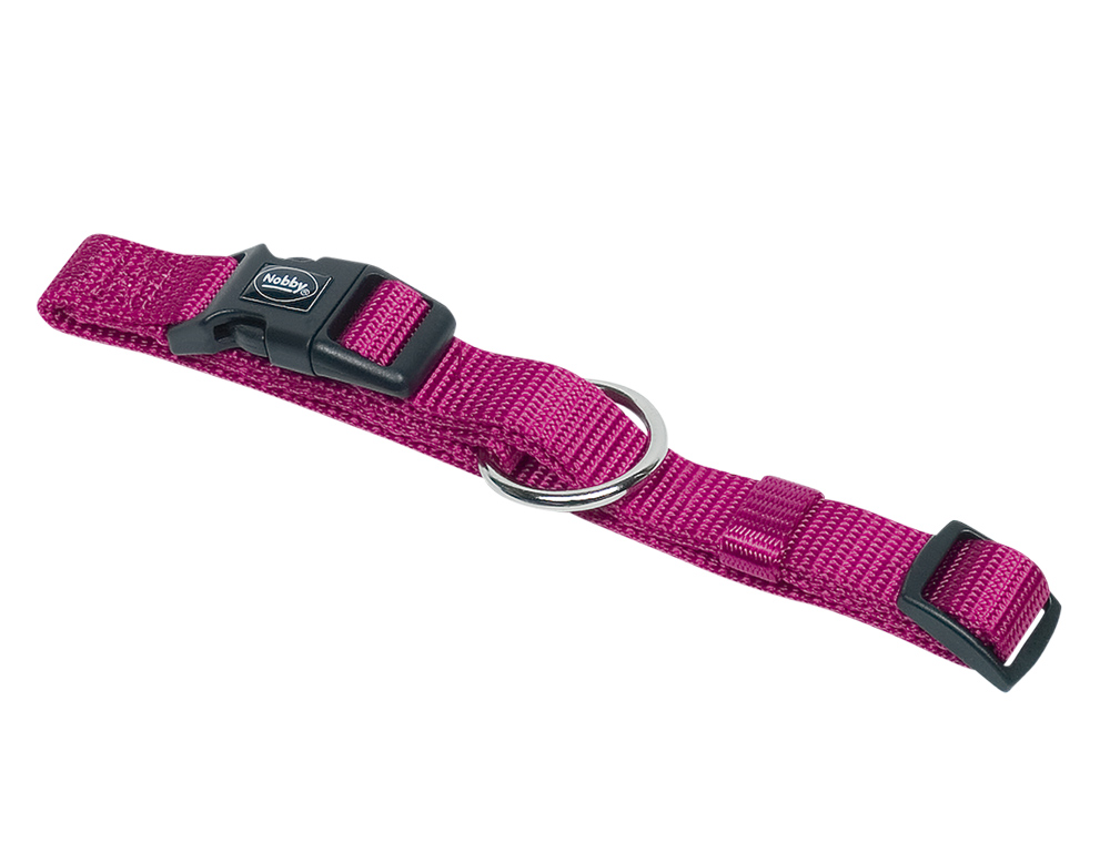 Nobby Nylonhalsband Classic Rosa Small-Medium