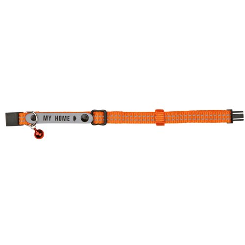 JollyPaw Katthalsband Med Adressfält Orange