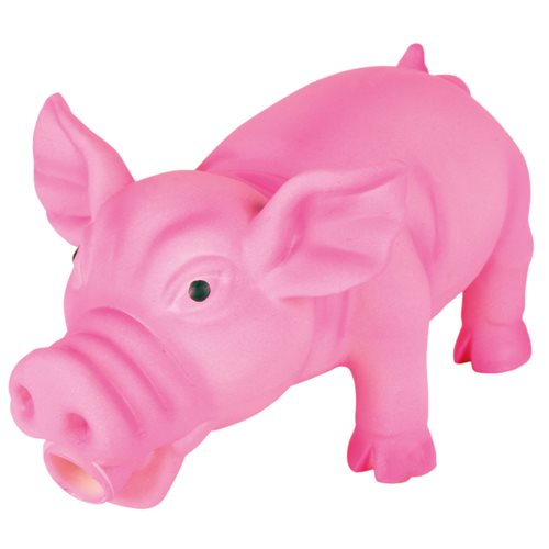JollyPaw Hundleksak Latex Gris Rosa 17cm