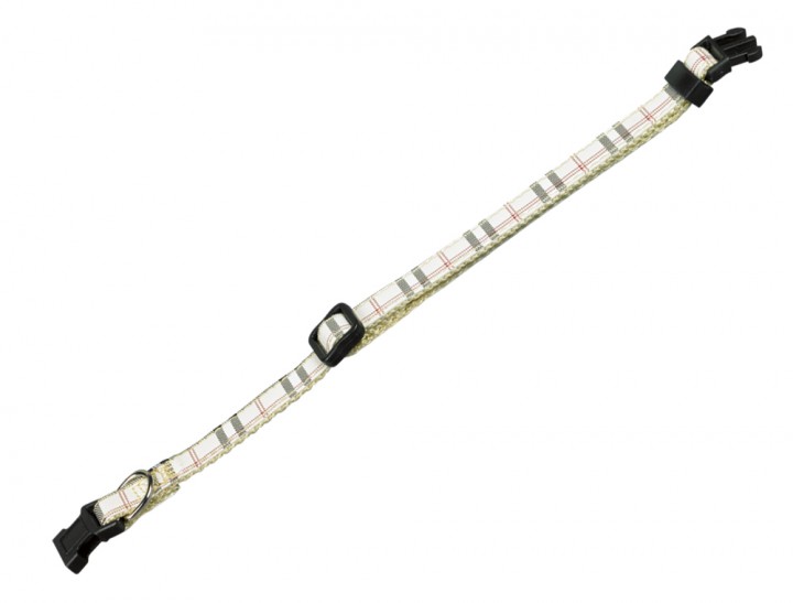 Nobby Halsband Tartan Beige 20-35 cm