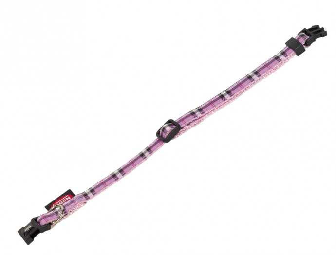 Nobby Halsband Tartan Lila 20-35 cm