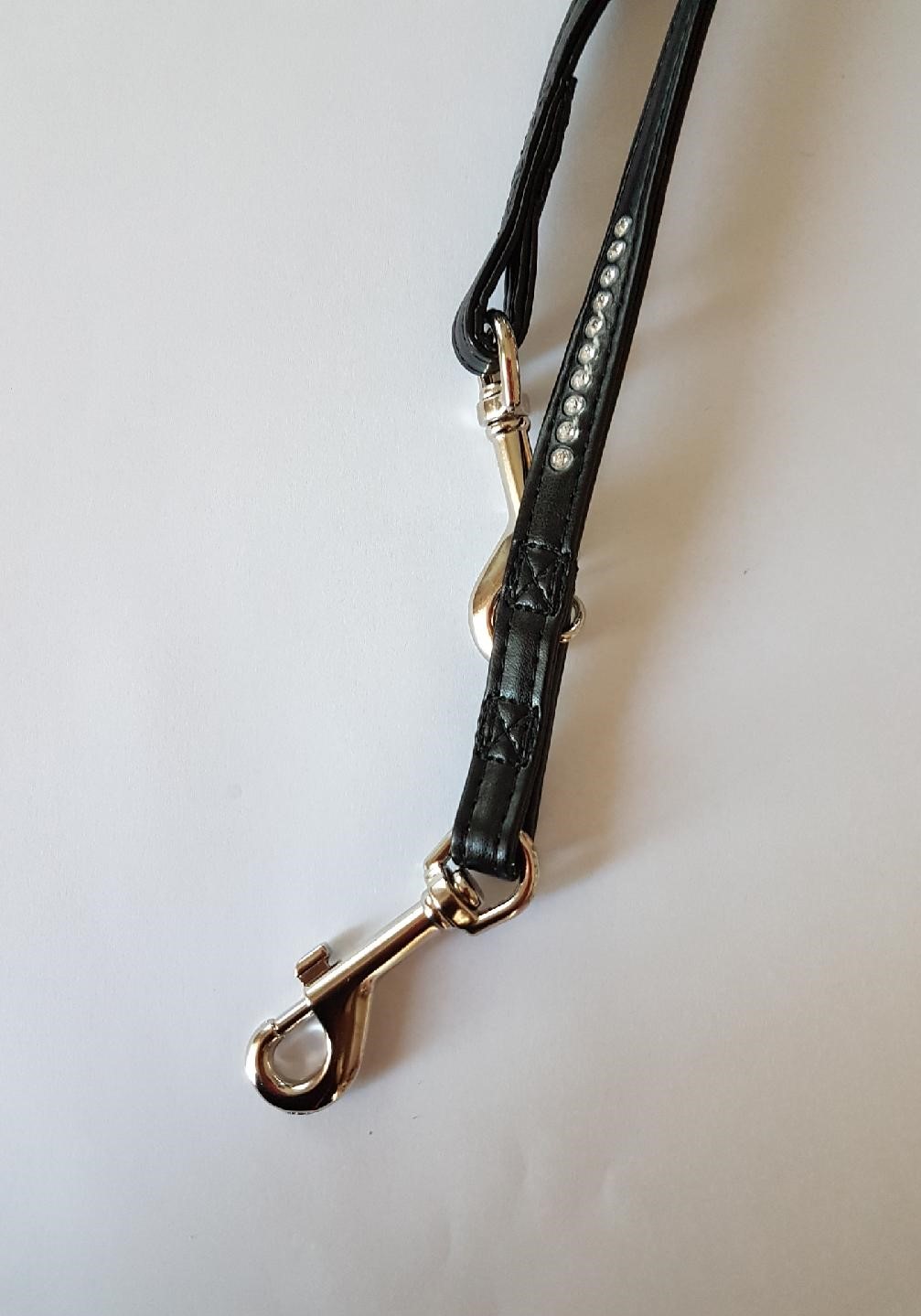 Jaktkoppel Crystal Svart 200 cm 12 mm