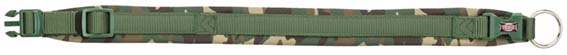 Trixie Premium Halsband Neoprenfodrad Large - X-Large 25mm x 56 - 62cm Camo/Skogsgrön - 2