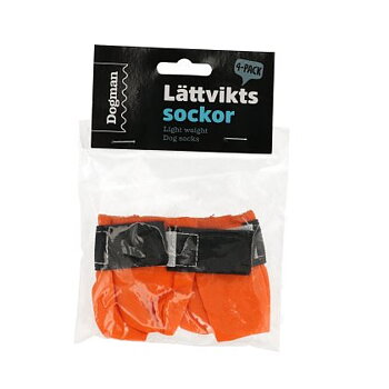 Dogman Lättviktssocka 4-Pack Orange Medium