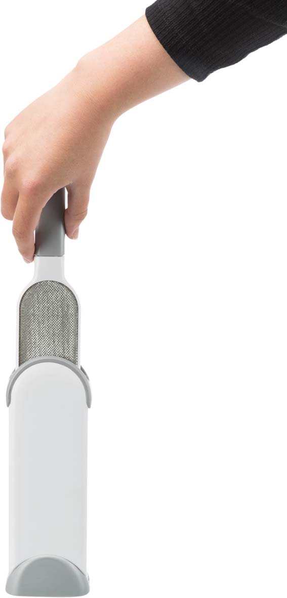 Trixie Kläd- och Textilborste Med Rensstation 33cm Vit/Grå - 7