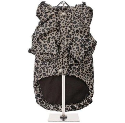 Urban Pup Leopard Print Rainstorm Regnjacka  - 3