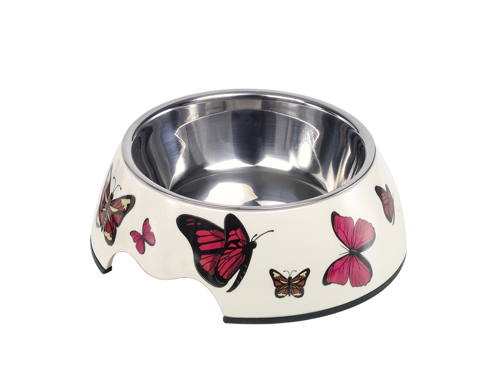 Nobby Melamin Skål Butterfly Small 160 ml - 2