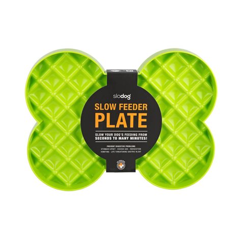 Slodog Slow Feeder Plate Hundmatskål 35x26cm 