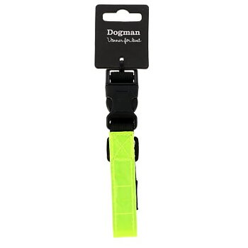 Dogman Reflexhalsband Gul 25mm x 52-62cm Large