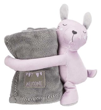 Trixie Junior Cuddly Set Filt/Björn Plysch 75x50cm Grå/Ljuslila