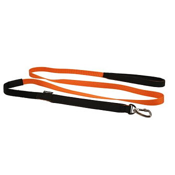 Dogman Sportkoppel Emmi  S/M  15mm x 180cm Orange