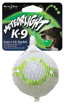 Niteize Boll Meteorlight K-9 Grön