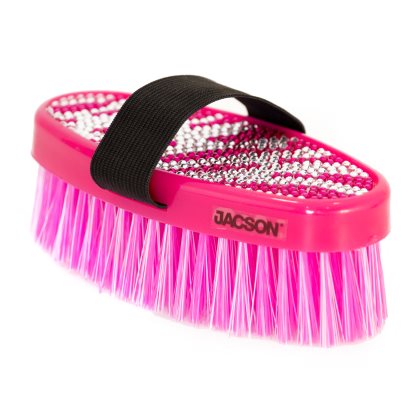Jacson Ryktborste Zebra Rosa