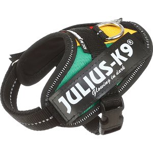 Julius-K9 IDC Sele Baby 1 Africa Style 29-36 cm Röd/Grön/Gul