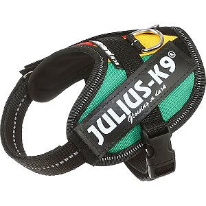 Julius-K9 IDC Sele Baby 2 Africa Style 33-45 cm Röd/Grön/Gul