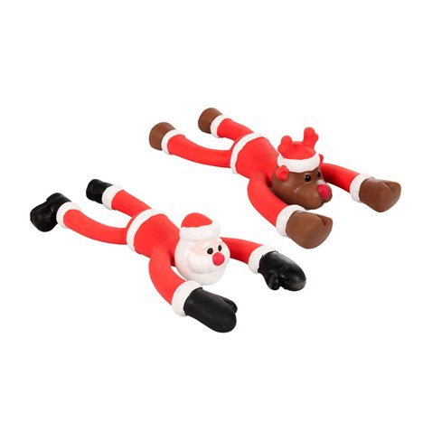 Hundleksak Latex Jultomte
