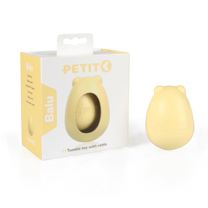 Petit-Balu Wobblande Skallra 8x6x6cm Gul