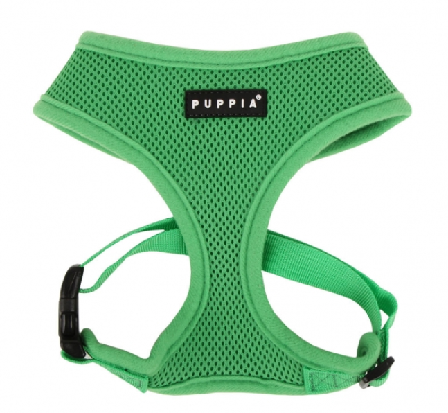 Puppia Soft Harness Grön
