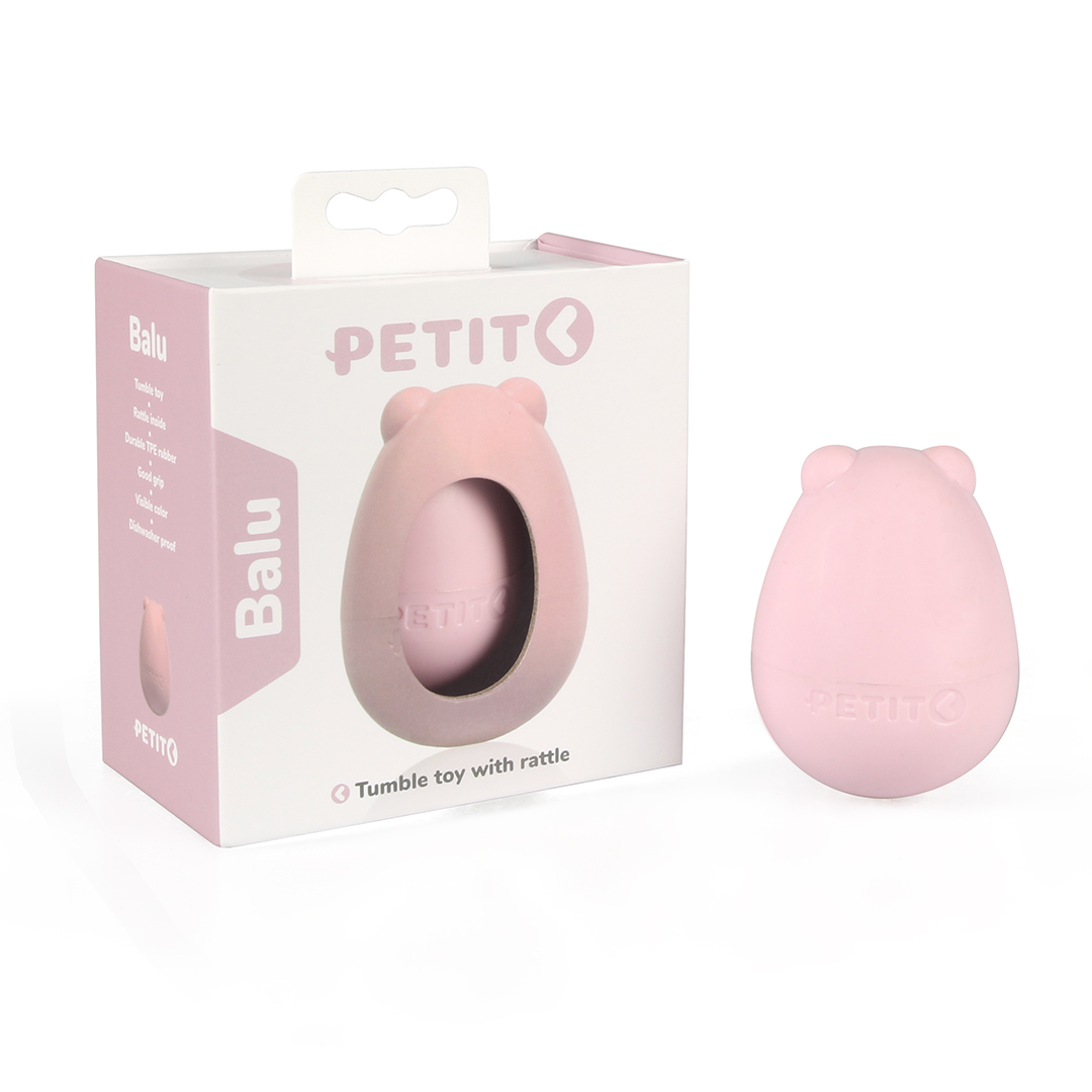 Petit-Balu Wobblande Skallra 8x6x6cm Rosa