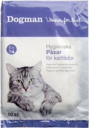 Dogman Påsar För Kattlådor Large 68x54cm 10-Pack - 3