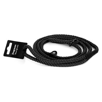 Dogman Iris Retrieverkoppel Svart 9mm x 160cm