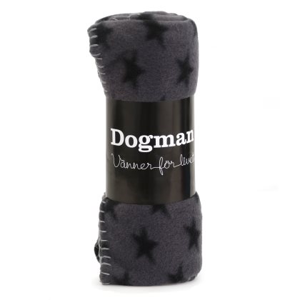 Dogman Fleecefilt Star Grå 100x70cm - 2