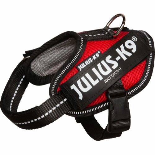 Julius-K9 IDC Powair Sele Röd Baby 2 33-45cm 