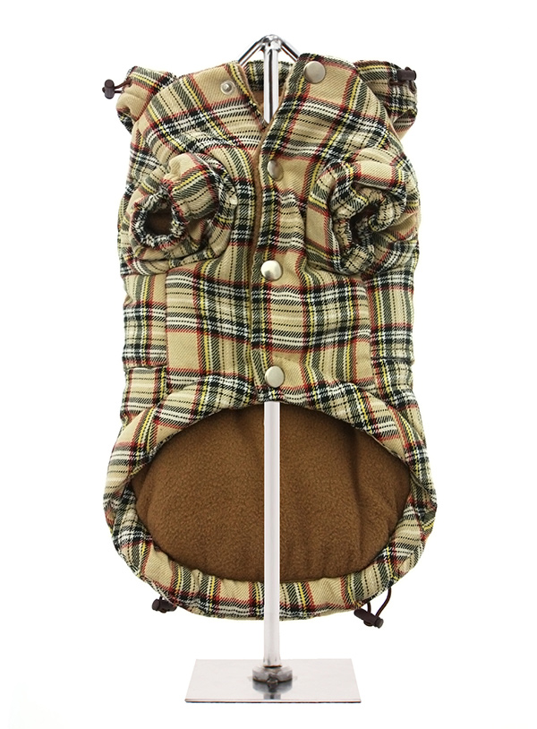 Urban Pup Brown Tartan Kappa Brun Medium - 3