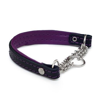 Halsband Med Kedja Lila 18 mm x 45cm