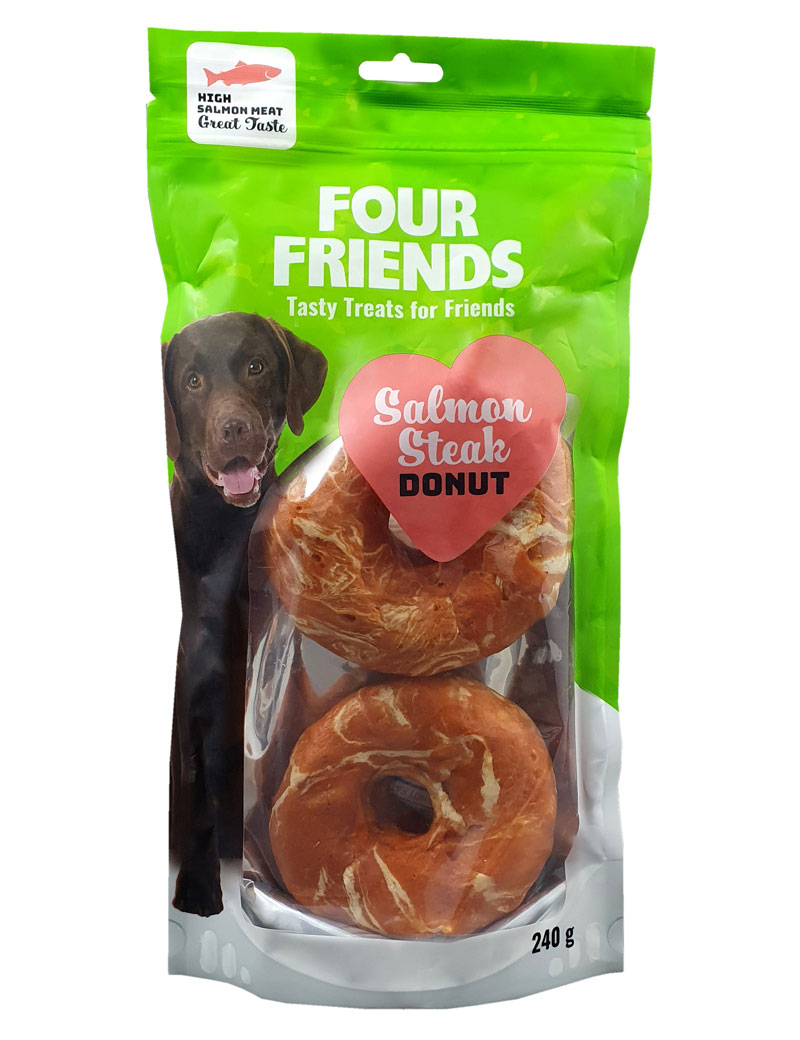 FourFriends Salmon Steak Donutn2-Pack 
