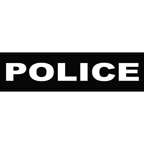 Julius-K9 Kardborremärke Police Large 160x50mm