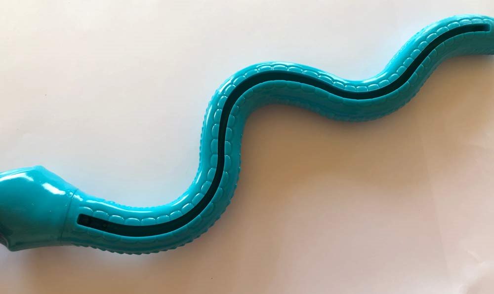 Hundleksak Sneaky Snake Snacksorm Blå 42cm - 2