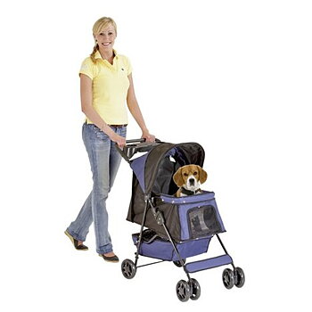 Smart Buggy Vagn Med Regnskydd Blå