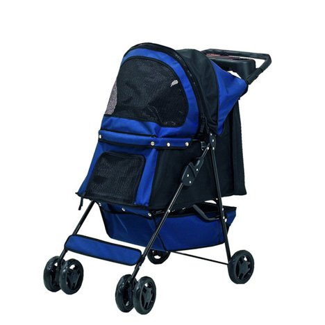 Smart Buggy Vagn Med Regnskydd Blå