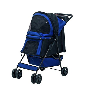 Smart Buggy Vagn Med Regnskydd Blå