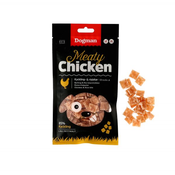 Dogman Kyckling & Risbitar 80 Gram